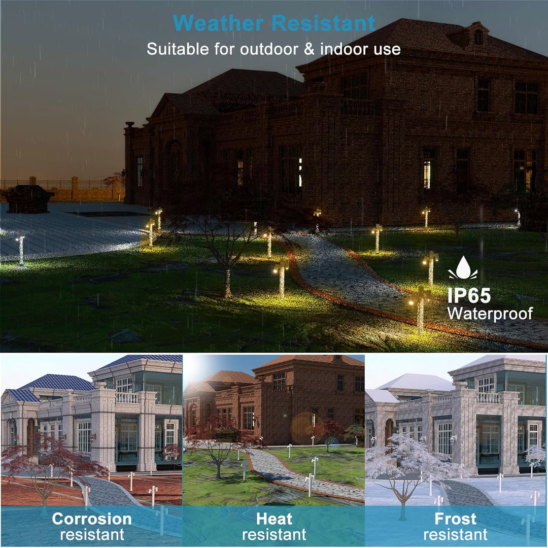 Outdoor Landscape Lighting LED 12V Low Voltage ALP25 4W LED Adjustable 3000K Dual Directional Bollard Path Light Low Voltage Outdoor Landscape Lighting