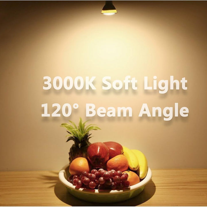 Outdoor Landscape Lighting LED 12V Low Voltage 6-Pack MR16 5W 120V GU5.3 LED Bulbs Dimmable Energy Saving Light 120 Degree Beam Angle Line Voltage