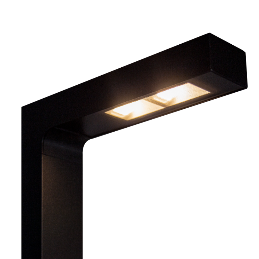 Outdoor Landscape Lighting LED 12V Low Voltage CDPA74 4x/8x/12x Package 7W 3000K Heavy Duty Black L-Shape Cast Aluminum 12V Low Voltage LED Outdoor Landscape Path Light