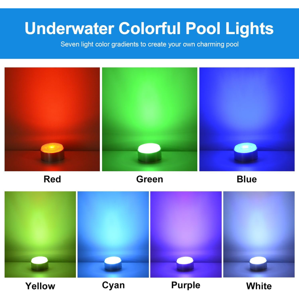 Outdoor Landscape Lighting LED 12V Low Voltage ULBA03 Aluminum Underwater Landscape 12-24V AC/DC 12W/24W Automatic Color-Changing RGB Integrated LED Fountain Light Pond Lighting IP68 for Wall Mounting