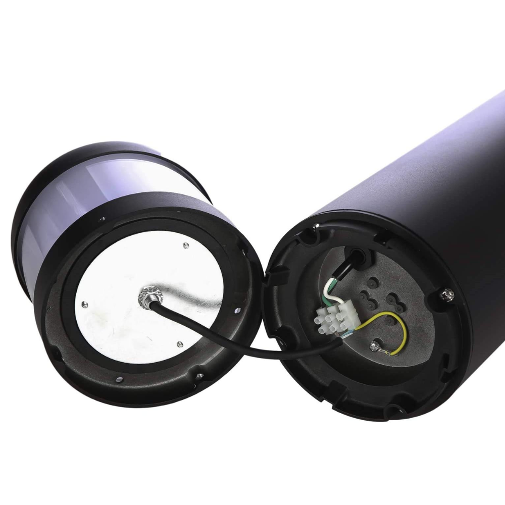 Outdoor Landscape Lighting LED 12V Low Voltage BPLA02 25" 120V 10W 3000K/5000K 1000LM Black Aluminum Flat-Top Bollard Light Line Voltage Commercial Bollard Path Light Outdoor Lighting