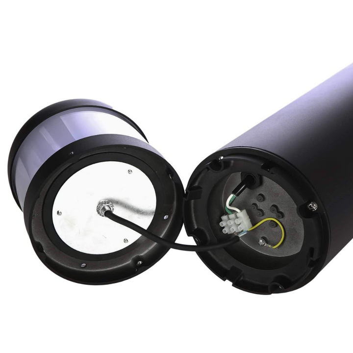 Outdoor Landscape Lighting LED 12V Low Voltage BPLA02 25" 120V 10W 3000K/5000K 1000LM Black Aluminum Flat-Top Bollard Light Line Voltage Commercial Bollard Path Light Outdoor Lighting