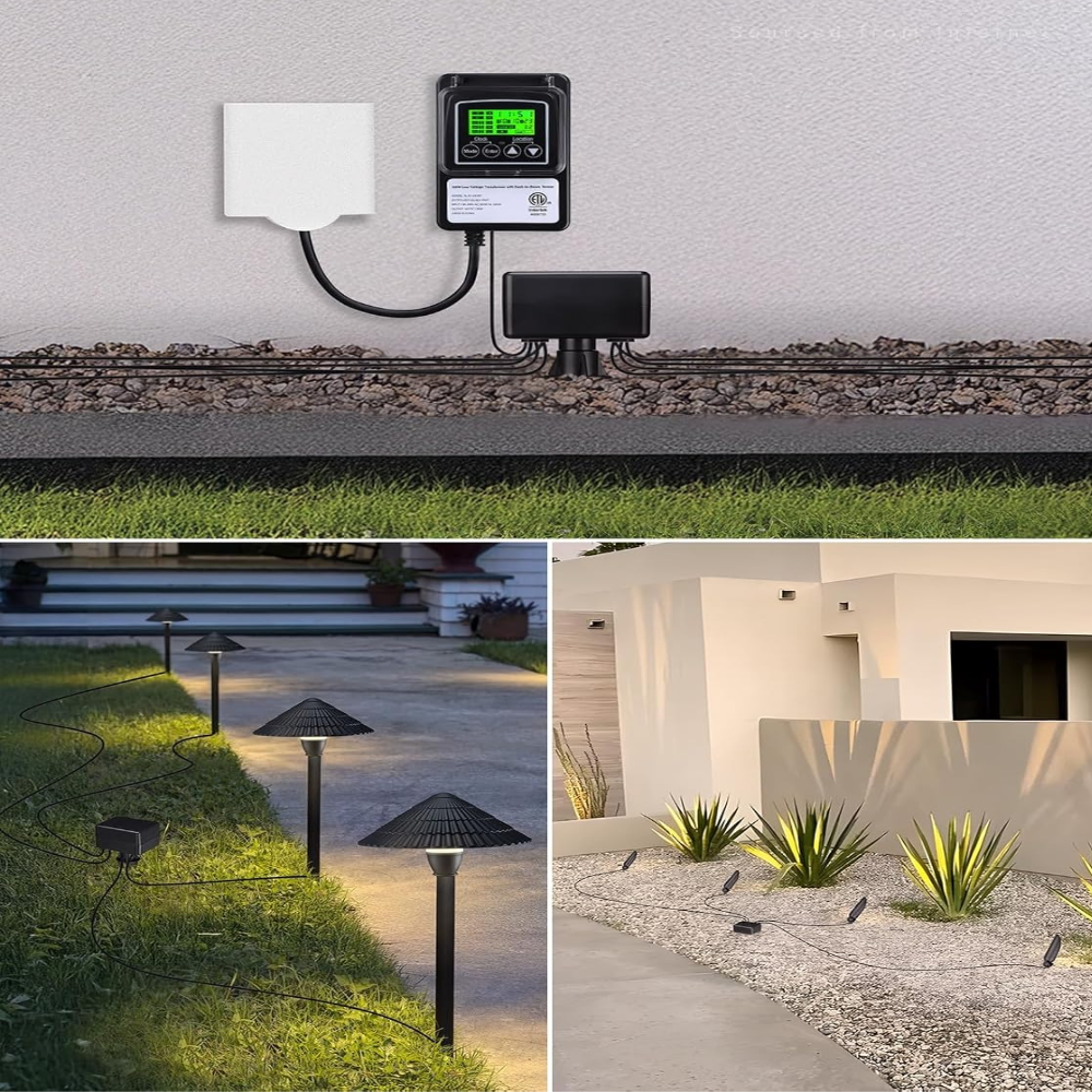 Outdoor Landscape Lighting LED 12V Low Voltage 10-Way Low Voltage Landscape Lighting Junction Box - 12V/15V Multi-Zone Wire Hub for 9-21 AWG Cable