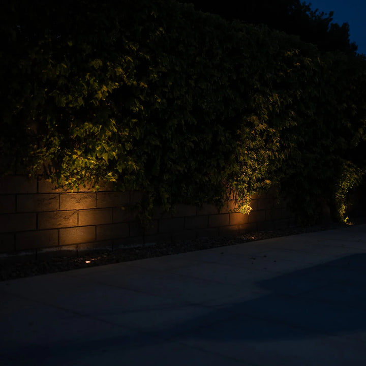 Outdoor Landscape Lighting LED 12V Low Voltage UNBP02 Stelvio Cast Brass In-Ground Well Light Low Voltage Landscape Lighting