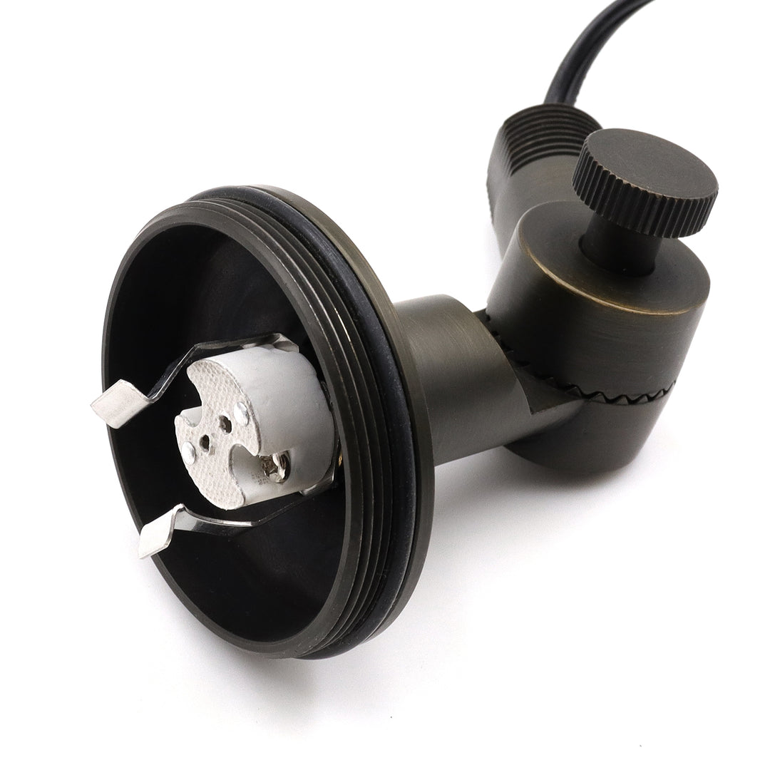 Outdoor Landscape Lighting LED 12V Low Voltage AL07B MR16 Low Voltage Brass Adjustable Directional Spot Light Outdoor Landscape Lighting