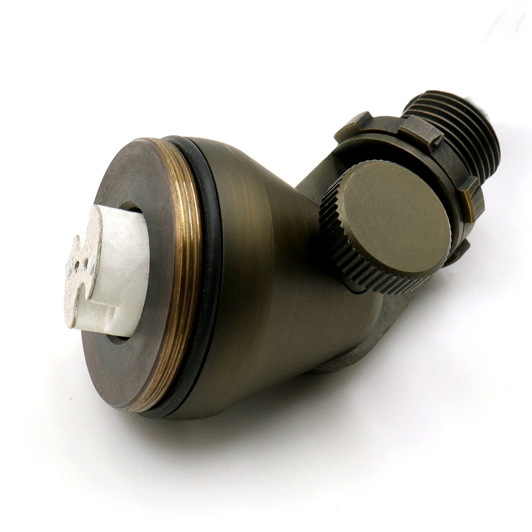 Outdoor Landscape Lighting LED 12V Low Voltage AL13B with MR11 2.5W 3000K 4x/8x/12x Package Low Voltage Mini Brass Adjustable Directional Spot Light Outdoor Landscape Lighting