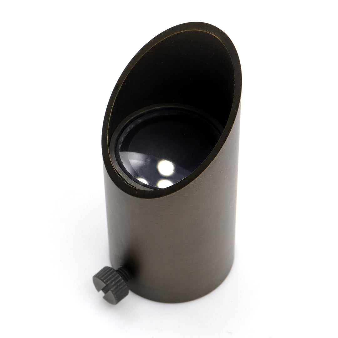 Outdoor Landscape Lighting LED 12V Low Voltage AL14B MR8 Low Voltage Mini Brass Adjustable Directional Spot Light Outdoor Landscape Lighting