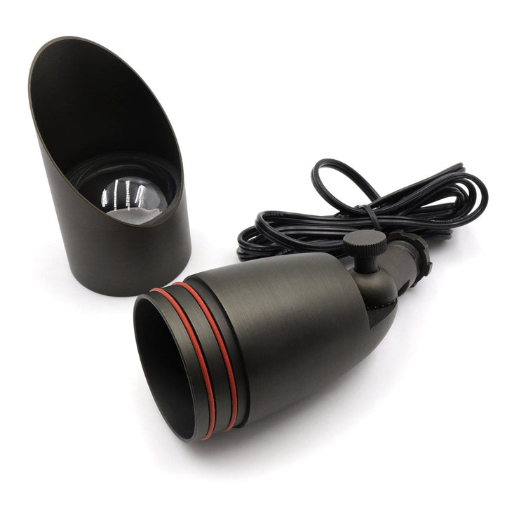 Outdoor Landscape Lighting LED 12V Low Voltage AL15B MR16 Low Voltage Brass Directional Spot Light Outdoor Landscape Lighting