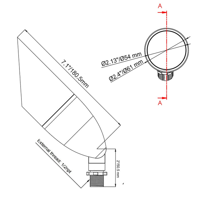 Outdoor Landscape Lighting LED 12V Low Voltage AL15B MR16 Low Voltage Brass Directional Spot Light Outdoor Landscape Lighting