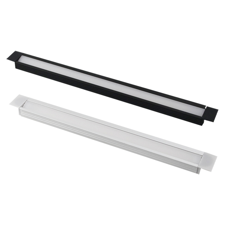 Outdoor Landscape Lighting LED 12V Low Voltage AP42 8 ft Aluminum Channel 0.78″ (W) x .0.45″ (H) for LED Strip Light with Cover and End Caps | 25 Pack