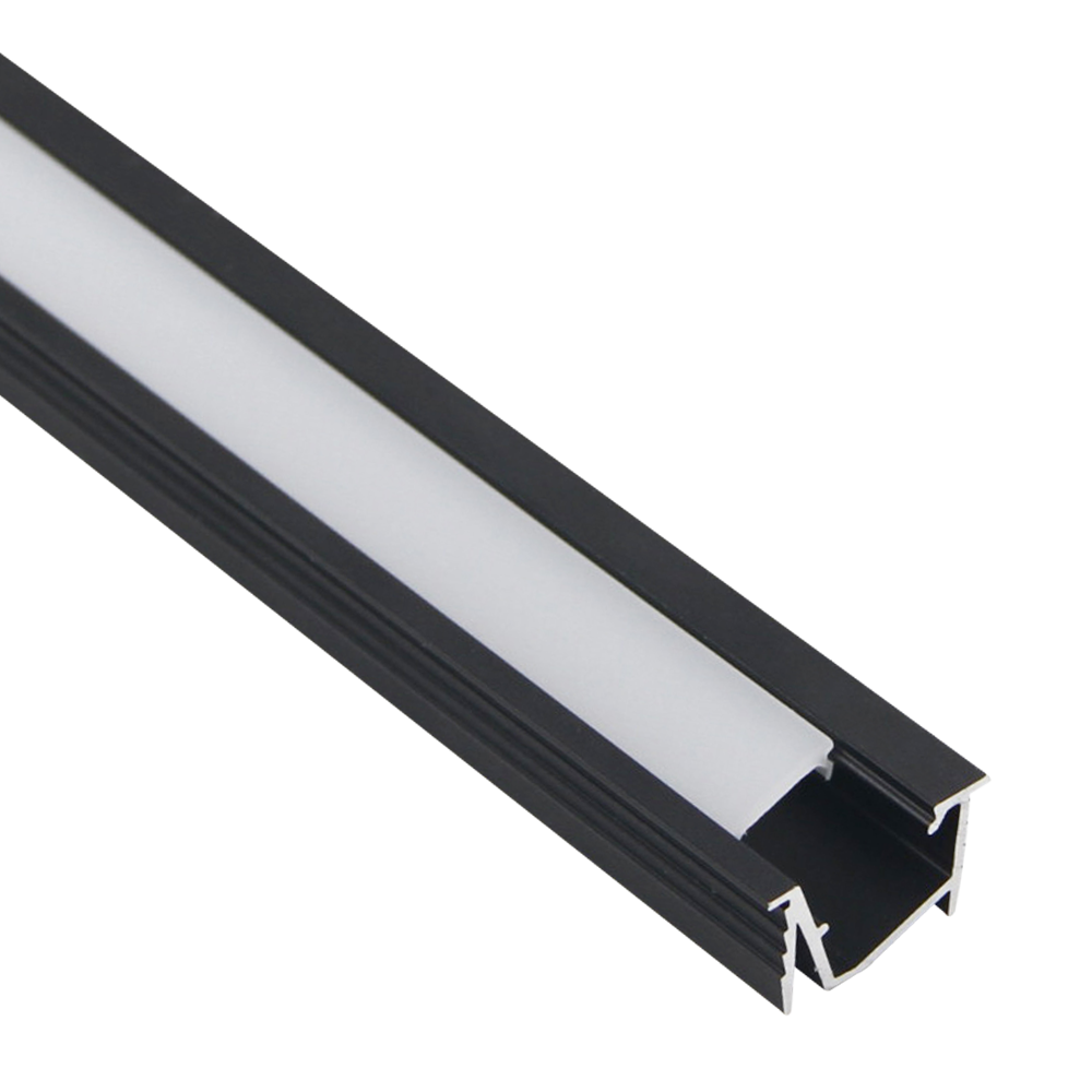 Outdoor Landscape Lighting LED 12V Low Voltage AP42 8 ft Aluminum Channel 0.78″ (W) x .0.45″ (H) for LED Strip Light with Cover and End Caps | 25 Pack
