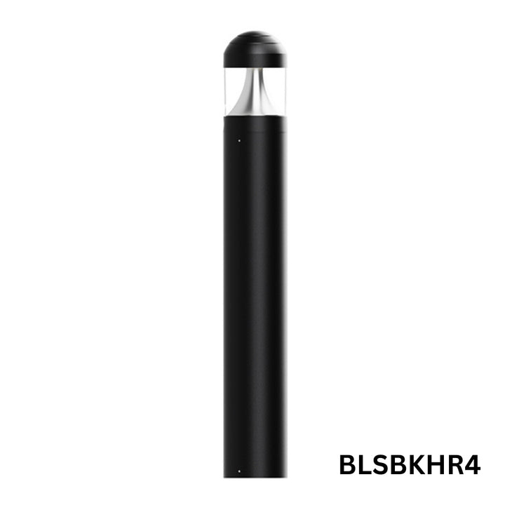 Outdoor Landscape Lighting LED 12V Low Voltage BLSBKHR 42" Black Round 120V Line Voltage Aluminum Bollard Lights Adjustable 14W/19W24W 3CCT 3000K/4000K/5000K 140LM/W Commercial Bollard Path Light Outdoor Lighting with Dusk to Dawn Photocell IP65 Waterproof