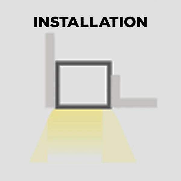 Outdoor Landscape Lighting LED 12V Low Voltage BN5617 Surface Mount 8 ft Aluminum Channel 0.53" x 1.30" 10 Pack LED Strip Light Cover End Caps