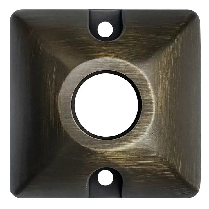 Outdoor Landscape Lighting LED 12V Low Voltage BP2 Brass Tree Mount Rectangular Bracket for Landscape Lighting Fixture