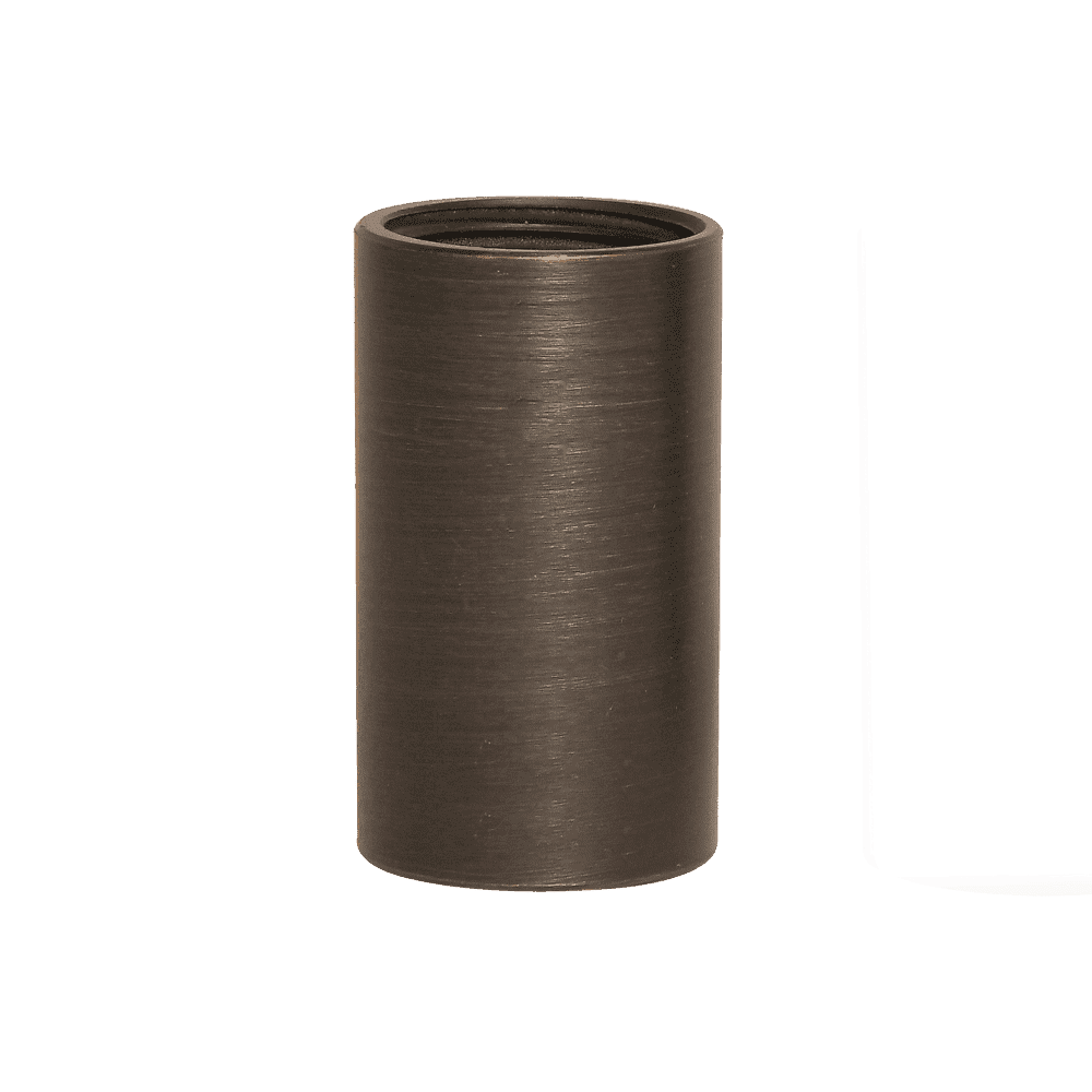 Outdoor Landscape Lighting LED 12V Low Voltage BP2 Cast Brass Coupling | Landscape Lighting Accessory Dark Brass