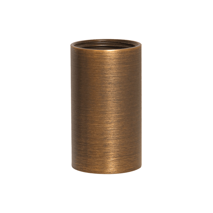 Outdoor Landscape Lighting LED 12V Low Voltage BR2 - Brass Coupling for Post/Path Light Fixtures Extension Accessories Natural Brass