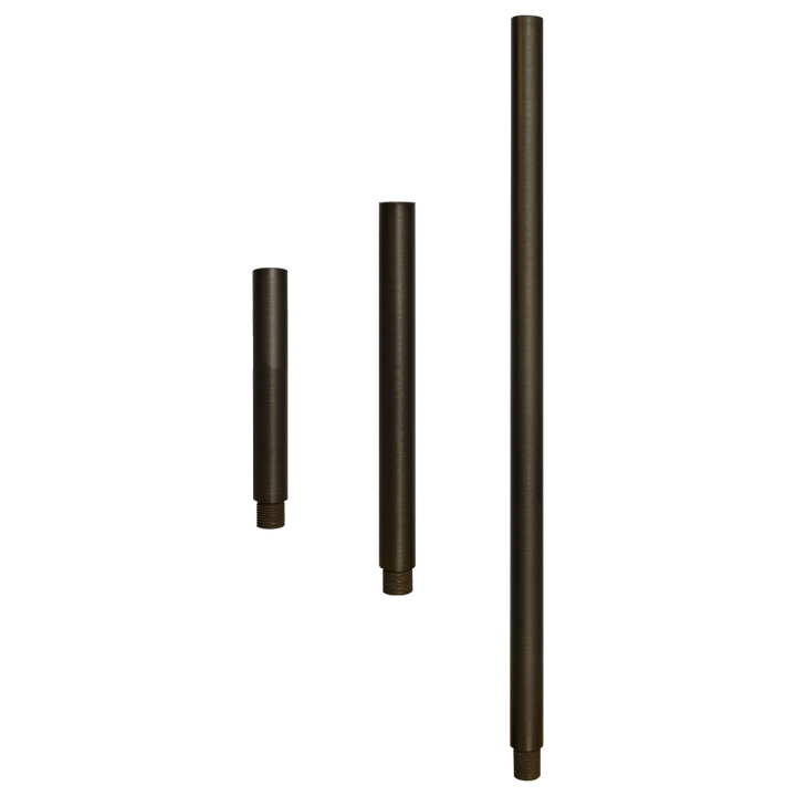 Outdoor Landscape Lighting LED 12V Low Voltage BPE Cast Brass Post Extension 6", 12" or 24" | Landscape Lighting Accessory