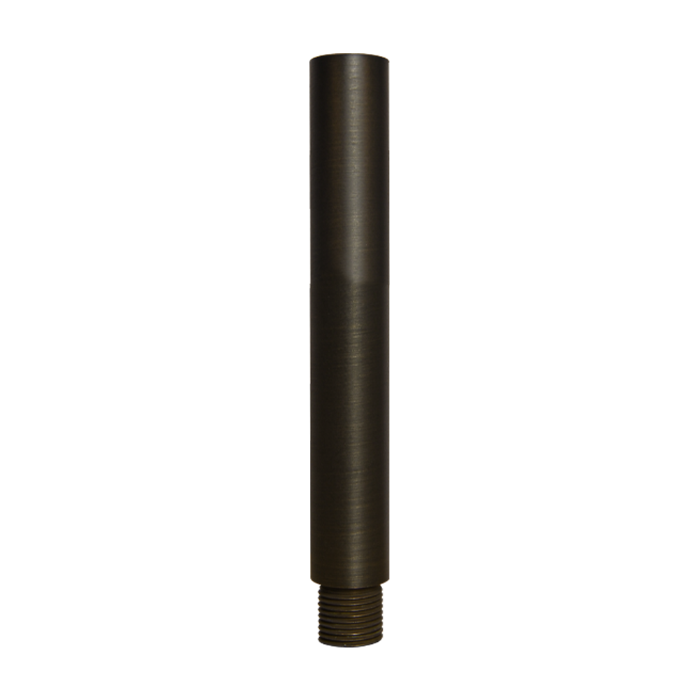 Outdoor Landscape Lighting LED 12V Low Voltage BPE Cast Brass Post Extension 6", 12" or 24" | Landscape Lighting Accessory Dark Brass 6"