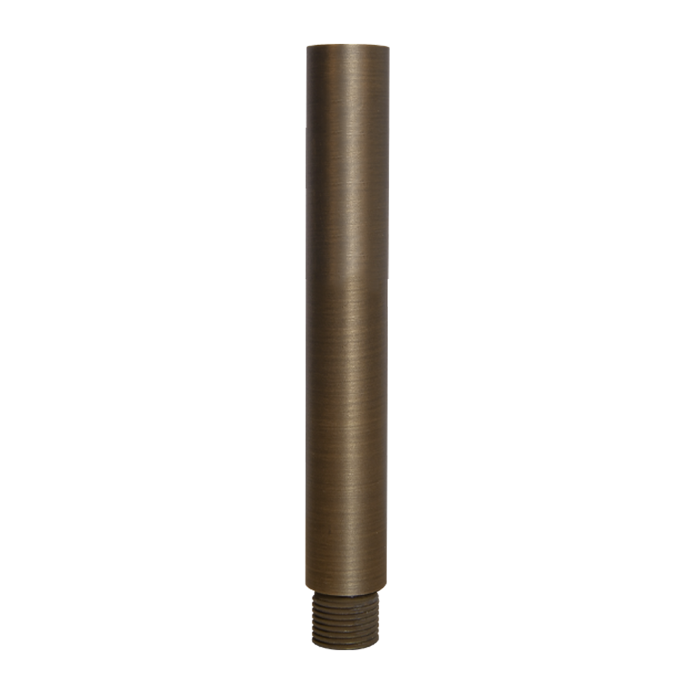 Outdoor Landscape Lighting LED 12V Low Voltage BPE Cast Brass Post Extension 6", 12" or 24" | Landscape Lighting Accessory Natural Brass 6"