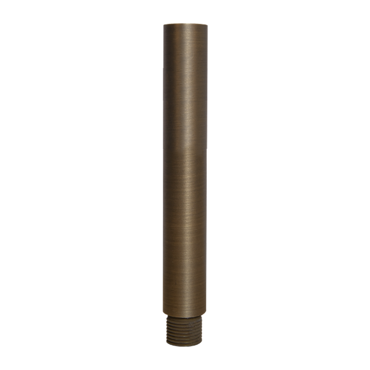 Outdoor Landscape Lighting LED 12V Low Voltage BPE Cast Brass Post Extension 6", 12" or 24" | Landscape Lighting Accessory Natural Brass 6"