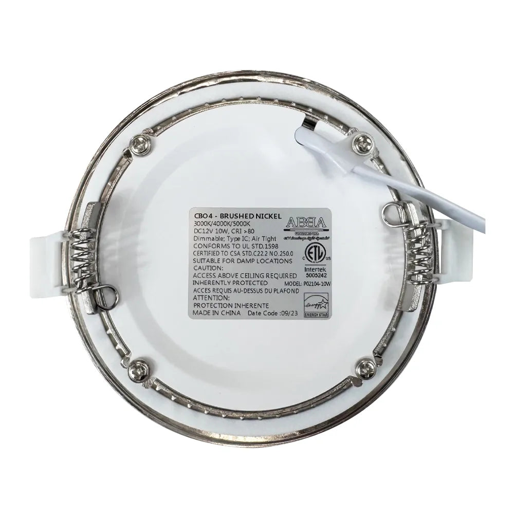 Outdoor Landscape Lighting LED 12V Low Voltage CB04 Cast Aluminum Slim Panel Light | 10W 3CCT Dimmable Integrated LED 12V AC/DC Low Voltage Down Light