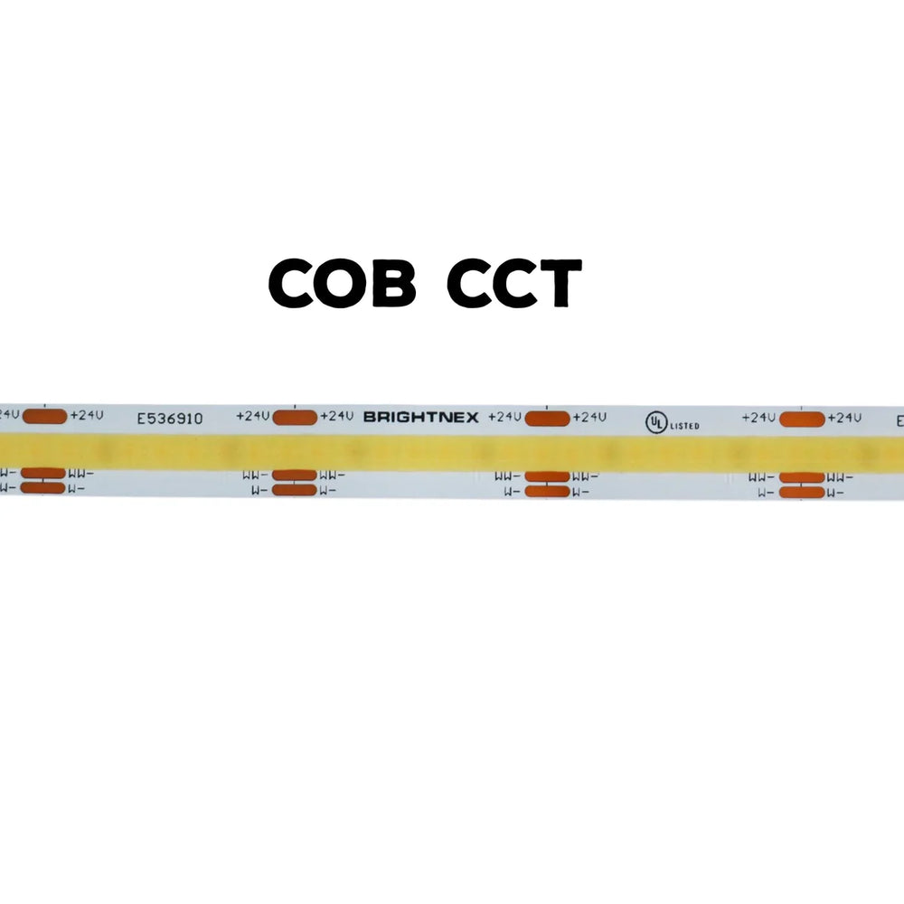 Outdoor Landscape Lighting LED 12V Low Voltage SLD07 Dotless Linear LED Tunable CCT (2700K-6500K) 4.5W/ft for 10mm COB Strip Lights Low Voltage DC24V Tape Light