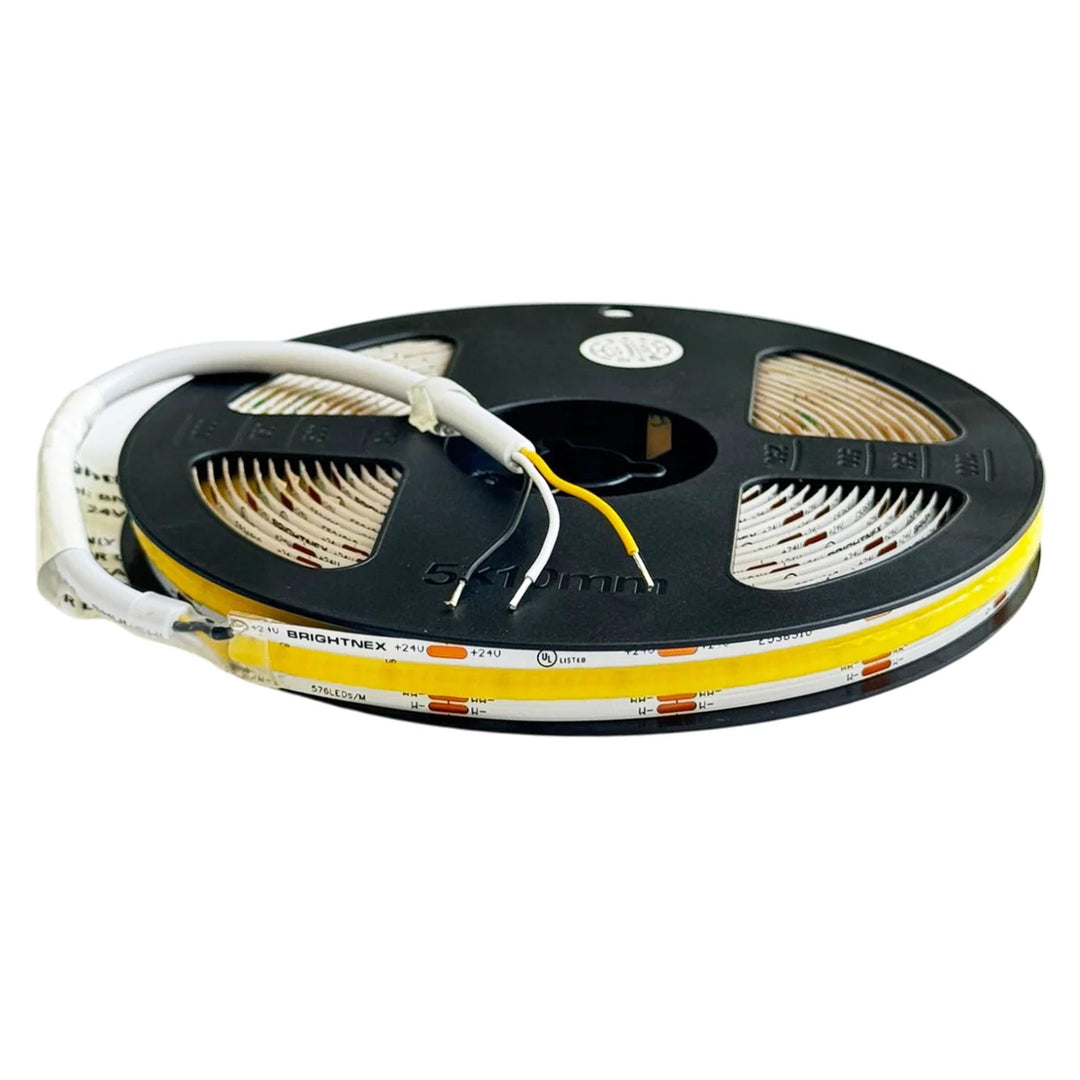 Outdoor Landscape Lighting LED 12V Low Voltage SLD07 Dotless Linear LED Tunable CCT (2700K-6500K) 4.5W/ft for 10mm COB Strip Lights Low Voltage DC24V Tape Light No Controller
