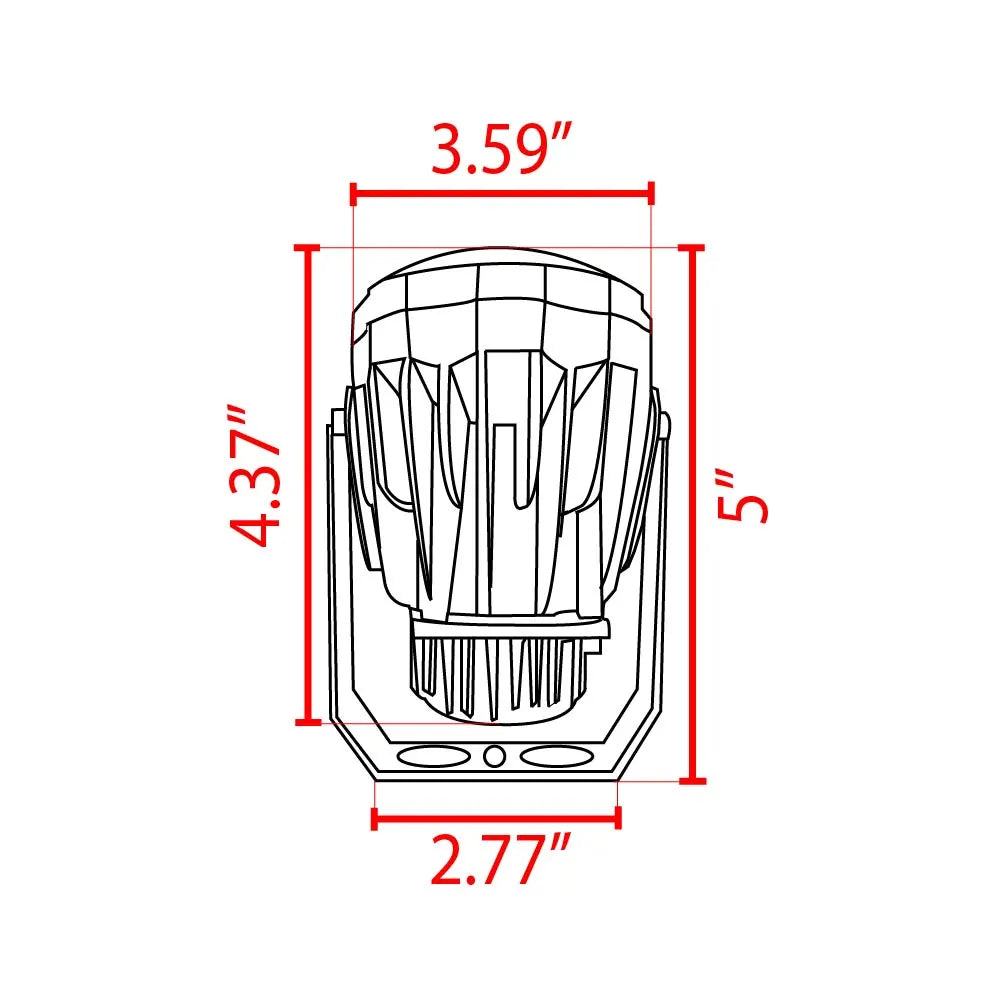 Outdoor Landscape Lighting LED 12V Low Voltage CD12 12W AC12V Low Voltage LED Landscape Aluminum Spotlight 3000K | Warm White Aluminum Outdoor Directional Narrow Beam Light