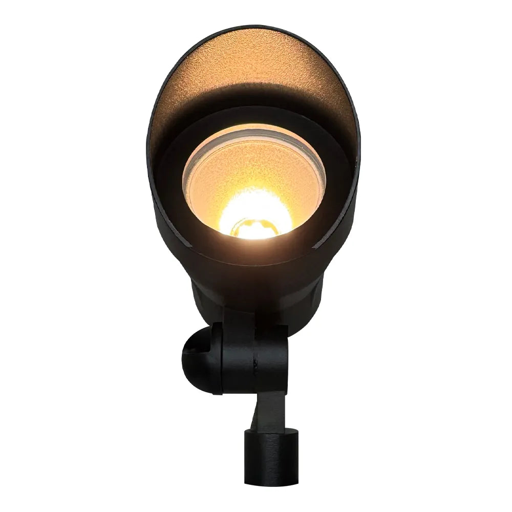 Outdoor Landscape Lighting LED 12V Low Voltage CD45 Cast Aluminum Spotlight | 5W 3000K Warm White Integrated LED 12V Low Voltage Landscape Light