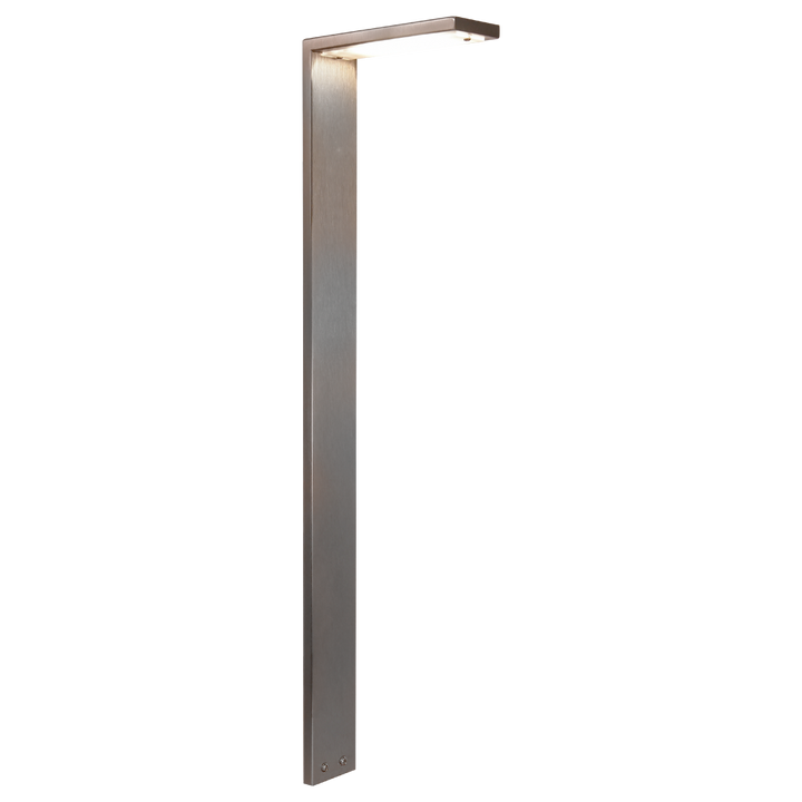 Outdoor Landscape Lighting LED 12V Low Voltage CDPS58 Stainless Steel Path Light | 3W 3000K Warm White Integrated LED 12V Low Voltage Landscape Light