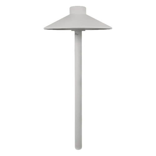 Outdoor Landscape Lighting LED 12V Low Voltage CDPA50 3W 12V Low Voltage Smooth Hat 3000K Warm White Integrated LED Low Voltage Aluminum Path Light
