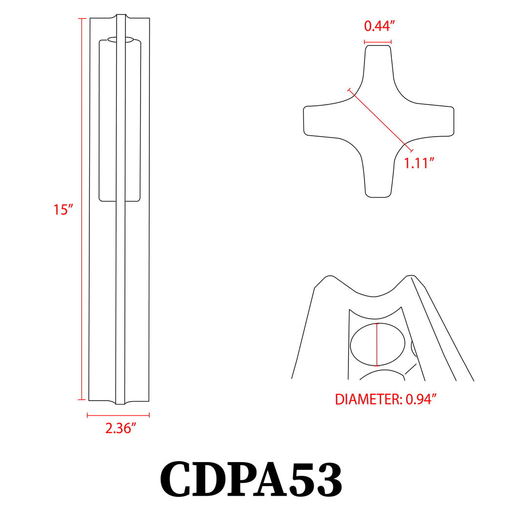 Outdoor Landscape Lighting LED 12V Low Voltage CDPA53 Cast Aluminum Path Light | 3W 3000K Warm White Integrated LED 12V Low Voltage Landscape Light