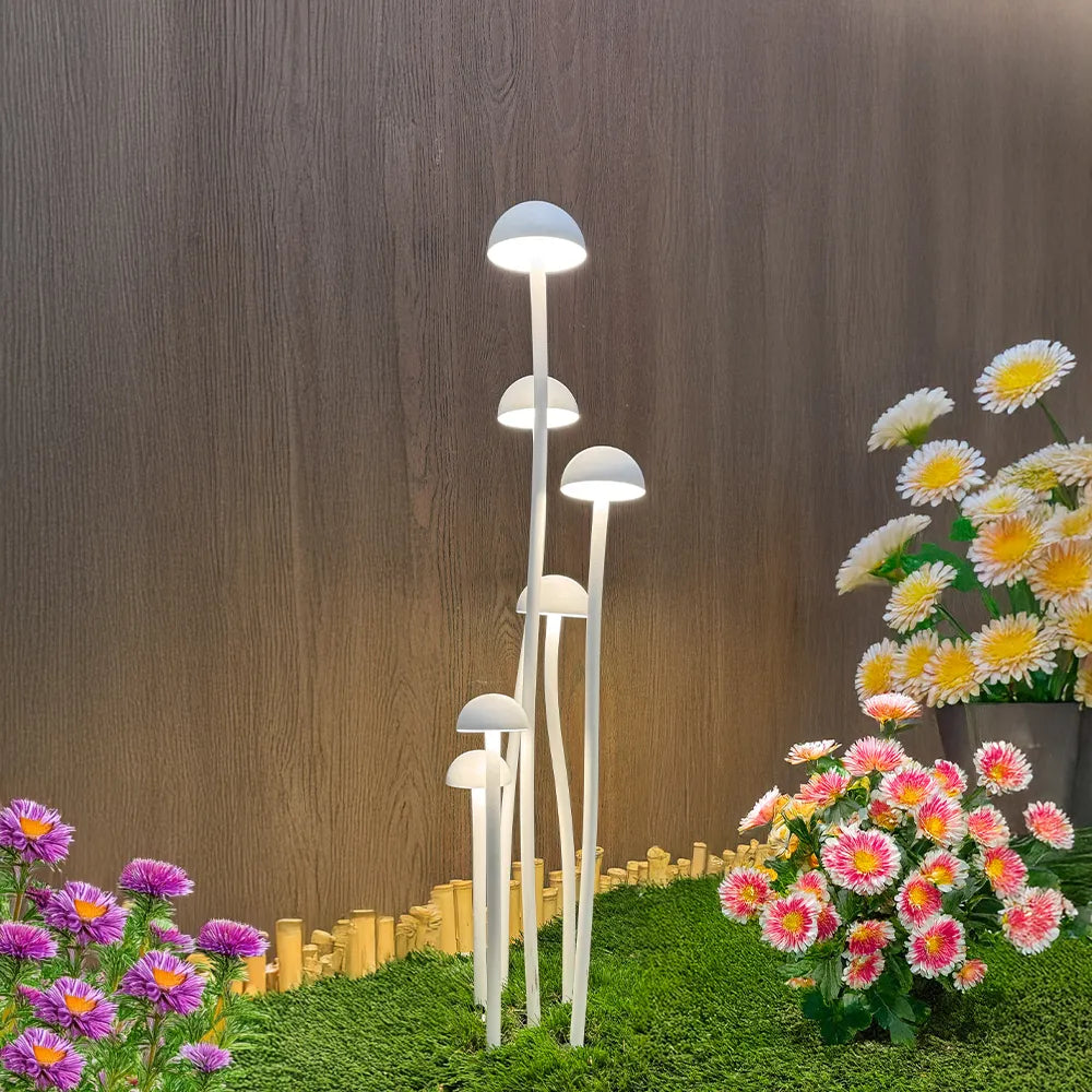 Outdoor Landscape Lighting LED 12V Low Voltage CDPA71 12V Mushroom Aluminum 3000K Warm White Integrated LED 12V Low Voltage Path Light