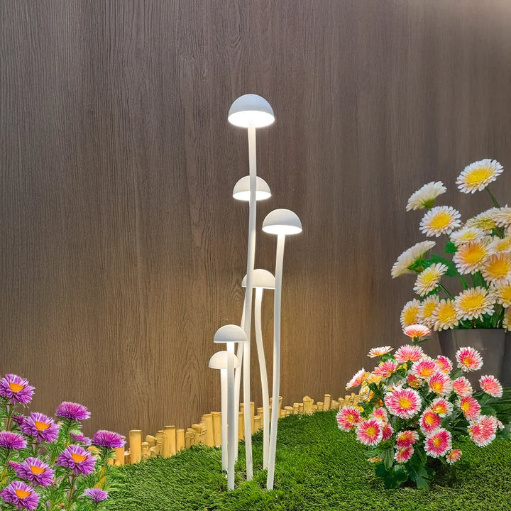 Outdoor Landscape Lighting LED 12V Low Voltage CDPA71 12V Mushroom Aluminum 3000K Warm White Integrated LED 12V Low Voltage Path Light
