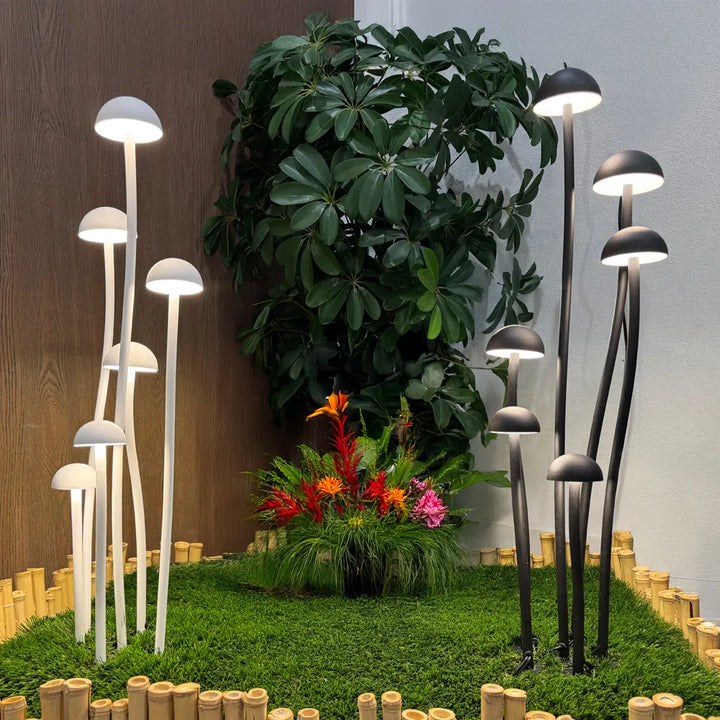 Outdoor Landscape Lighting LED 12V Low Voltage CDPA71 12V Mushroom Aluminum 3000K Warm White Integrated LED 12V Low Voltage Path Light