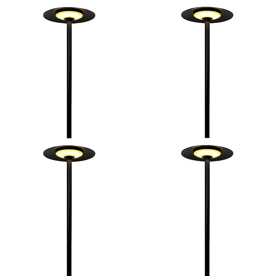 Outdoor Landscape Lighting LED 12V Low Voltage CDPA73 4x/8x/12x Package 6W 3000K Heavy Duty Cast Aluminum 12V Low Voltage Adjustable LED Outdoor Landscape Path Light 4 Pack