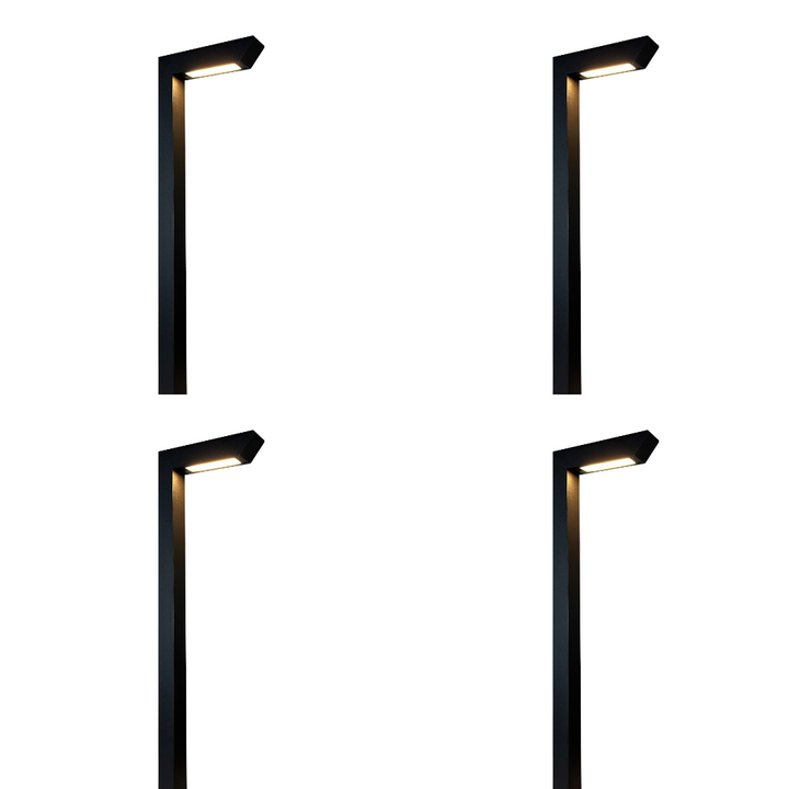 Outdoor Landscape Lighting LED 12V Low Voltage CDPA75 4x/8x/12x Package 5W Heavy Duty Cast Aluminum LED 12V Low Voltage Outdoor Landscape 3 Customizable Color Temperature Path Light 4 Pack