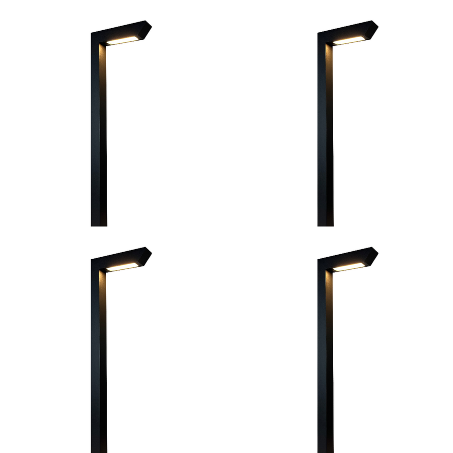 Outdoor Landscape Lighting LED 12V Low Voltage CDPA75 4x/8x/12x Package 5W Heavy Duty Cast Aluminum LED 12V Low Voltage Outdoor Landscape 3 Customizable Color Temperature Path Light 4 Pack