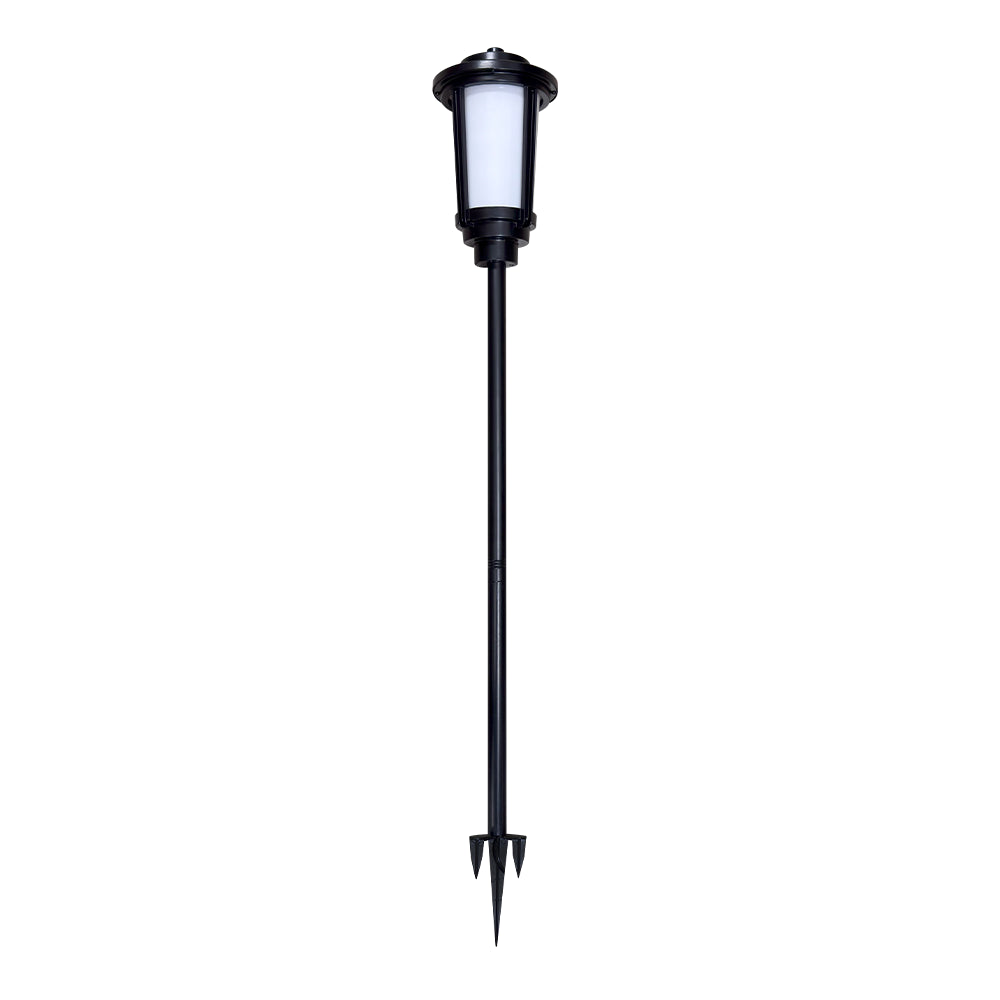 Outdoor Landscape Lighting LED 12V Low Voltage CDPA76 Heavy Duty Cast Aluminum 1.7W Integrated LED Outdoor Landscape 2200K Color Tiki Torch Tall Path Light