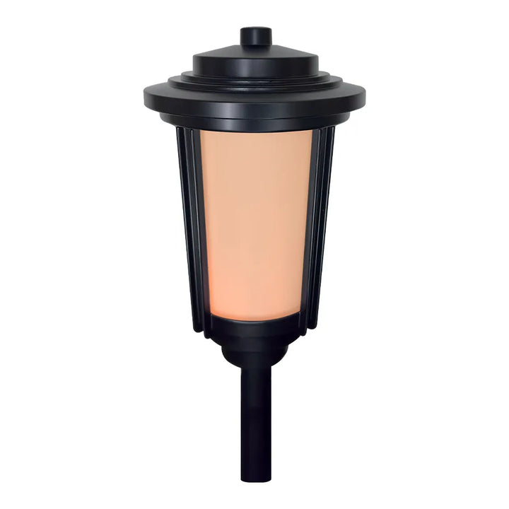 Outdoor Landscape Lighting LED 12V Low Voltage CDPA76 Heavy Duty Cast Aluminum 1.7W Integrated LED Outdoor Landscape 2200K Color Tiki Torch Tall Path Light
