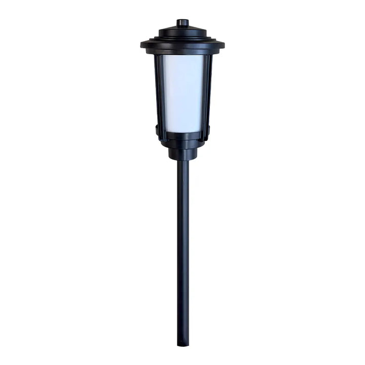 Outdoor Landscape Lighting LED 12V Low Voltage CDPA76 Heavy Duty Cast Aluminum 1.7W Integrated LED Outdoor Landscape 2200K Color Tiki Torch Tall Path Light
