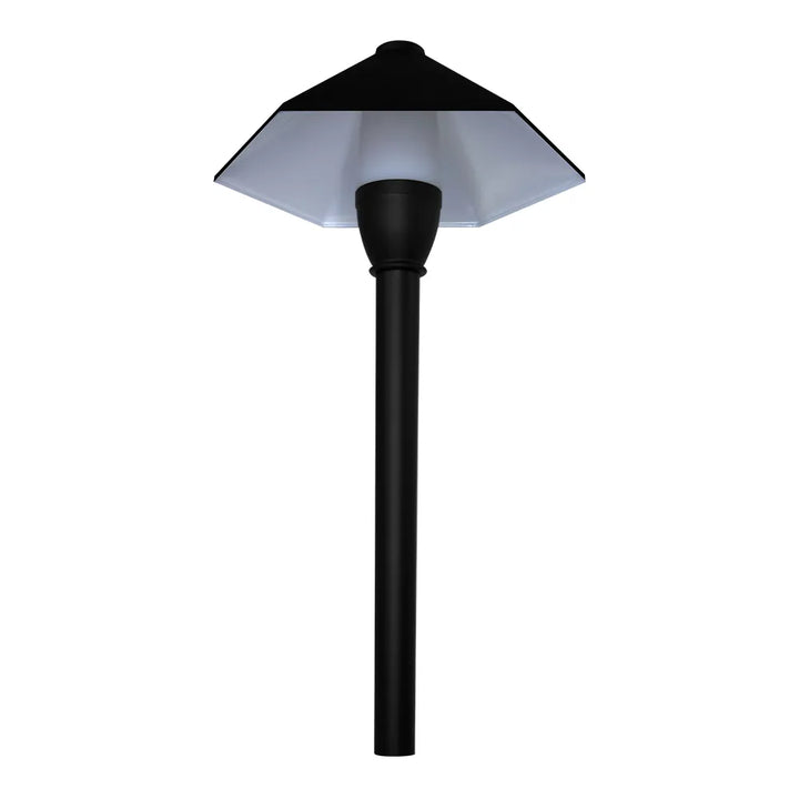 Outdoor Landscape Lighting LED 12V Low Voltage CDPA78 3W 12V AC/DC Low Voltage Hexagon Umbrella Hat 5CCT Integrated LED Aluminum Path Light