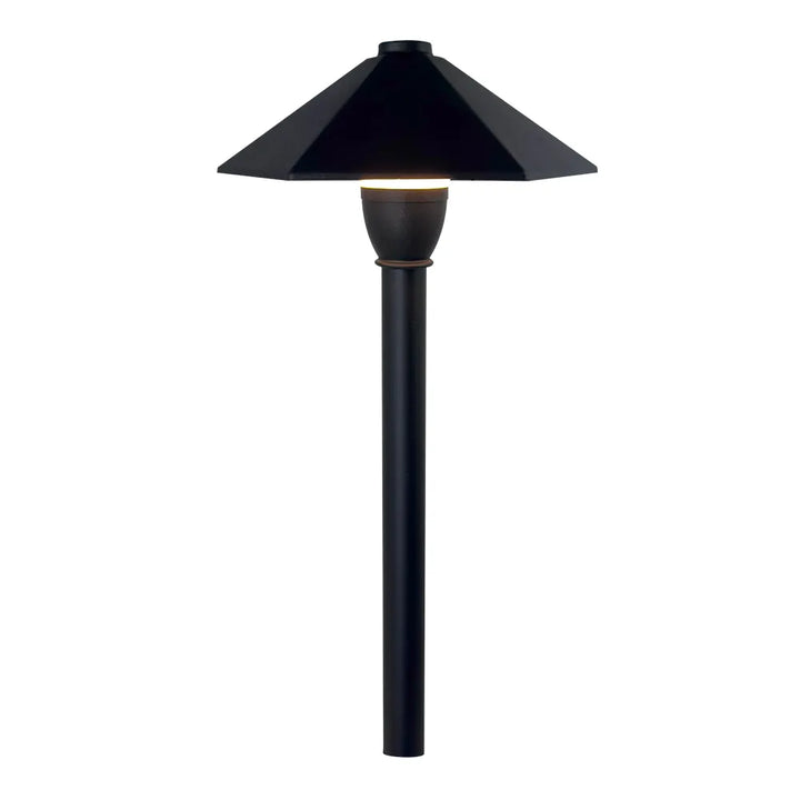 Outdoor Landscape Lighting LED 12V Low Voltage CDPA78 3W 12V AC/DC Low Voltage Hexagon Umbrella Hat 5CCT Integrated LED Aluminum Path Light