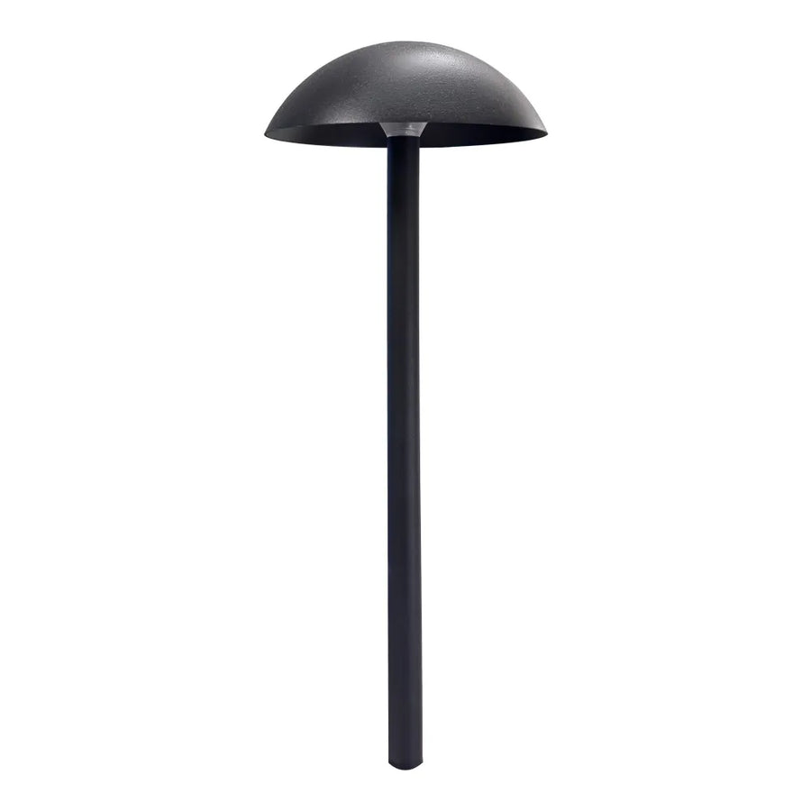 Outdoor Landscape Lighting LED 12V Low Voltage CDPA80 5W 12V AC/DC Low Voltage Dome Mushroom Hat 3000K Integrated LED Aluminum Path Light