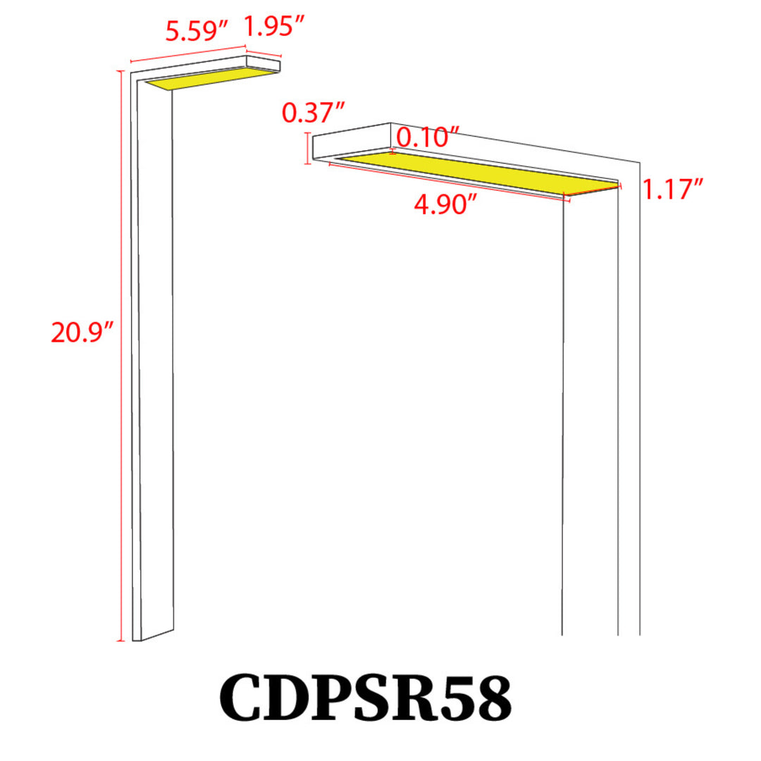 Outdoor Landscape Lighting LED 12V Low Voltage CDPSR58 Wifi Smart RGBCW 3W Stainless Steel Directional Pathway Light LED Bollard Landscape Lighting