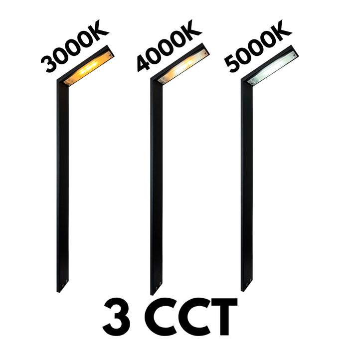 Outdoor Landscape Lighting LED 12V Low Voltage CDPSR59 4x/8x/12x Package Wi-Fi Smart RGBCW 3W Stainless Steel 12V Low Voltage Directional Pathway Light LED Bollard Landscape Lighting