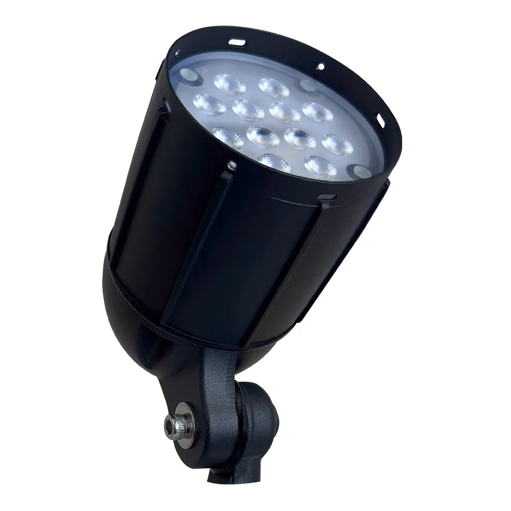 Outdoor Landscape Lighting LED 12V Low Voltage CDRA12 4x/8x/12x Package 12W 12V Low Voltage Smart Bluetooth RGBW Narrow Beam Directional Outdoor Landscape Aluminum Spotlight