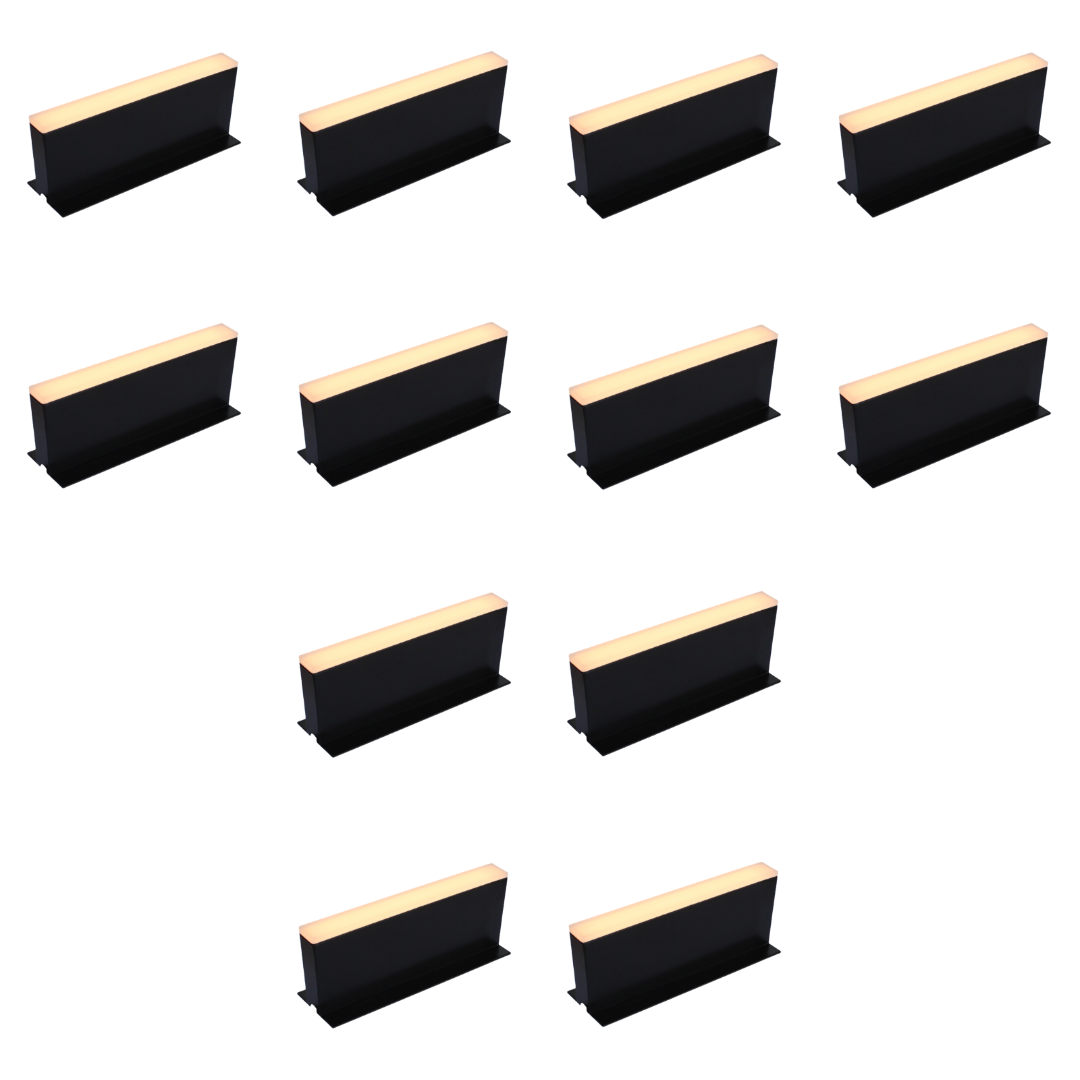 Outdoor Landscape Lighting LED 12V Low Voltage CRG32 4x/8x/12x Package Paver Well Light - Heavy Duty Cast Aluminum, IP65 2W AC/DC 12V Low Voltage COB 3000K 12 Pack