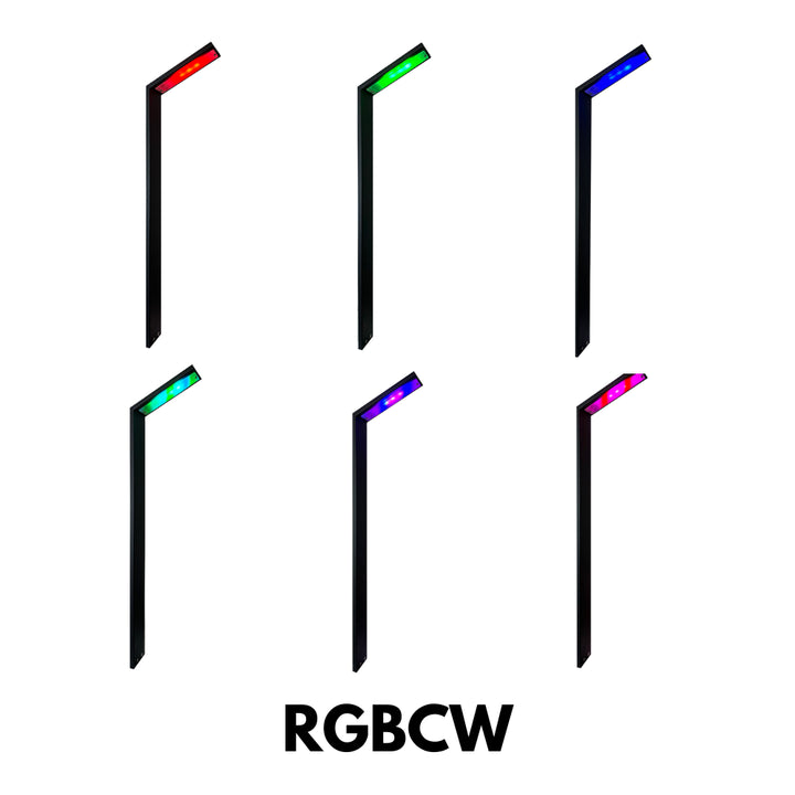Outdoor Landscape Lighting LED 12V Low Voltage CDPSR59 Wifi Smart RGBCW 3W Stainless Steel 12V Low Voltage Directional Pathway Light LED Bollard Landscape Lighting