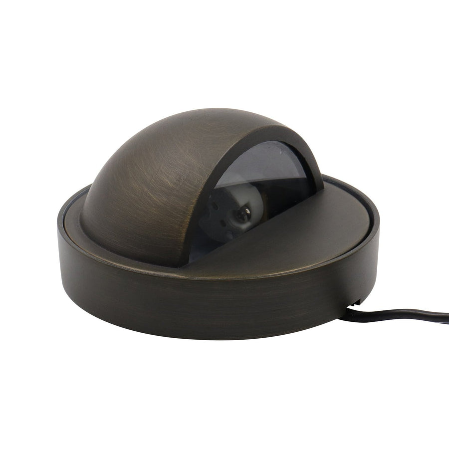 Outdoor Landscape Lighting LED 12V Low Voltage DL01B G4 Solid Brass Round Surface Mount Deck Light Low Voltage Landscape Lighting